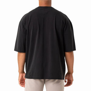 Nouvel été pas cher couleur personnalisée en gros 100% coton séchage rapide coupe ample hommes OEM décontracté T-shirts à manches courtes - Product Image 2