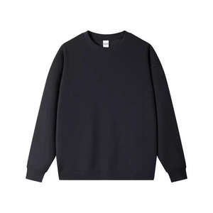 Sweat-shirt long pour femme de haute qualité, écologique, couleur unie, coupe ample, épais, tendance, printemps, vente en gros - Product Image 4