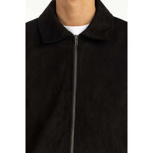 Chaquetas Casuales de Spandex para Otoño y Primavera con Cuello Alto, Cierre de Cremallera y Revestimiento Impermeable MN-JKT-WS25-035, Corte Regular - Product Image 1