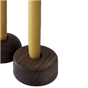 Indian Supplier Offers Handcrafted <b>Wooden</b> <b>Candlestick</b> Holder for Home Farmhouse; for Christmas Home Decor Wholesale Rate - Product Image 2
