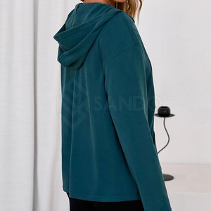 เสื้อฮู้ดซิปครึ่งตัวของผู้หญิงสำหรับผู้ใหญ่เสื้อผ้าลำลองระบายอากาศได้ดีสินค้ามาใหม่สำหรับฤดูหนาว - Product Image 3