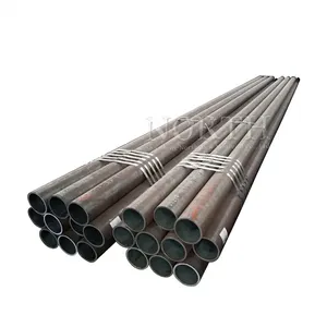 ASTM A106 tubos sem costura aço preto redondo quadrado oco Tubular suave baixo carbono aço tubo Sch40 30 polegadas aço tubos fornecedor