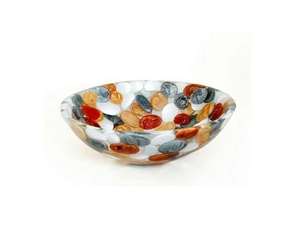 Bol de service en résine écologique moderne pour les collations Décoration Utilisation de fête - Style coloré Design personnalisable Utilisation quotidienne - Product Image 2