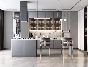 Gabinetes de Cocina Modernos de Alta Gama Listos para Armar, Diseño sin Marco - Product Image 6