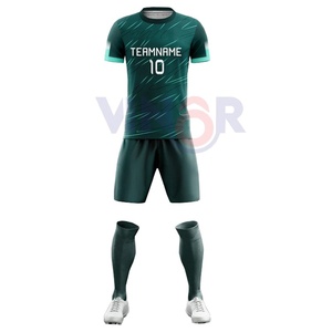 2025 maillots de football personnalisés impression par sublimation complète ensemble d'uniformes d'entraînement Logo du club nom de l'équipe uniforme de football - Product Image 1