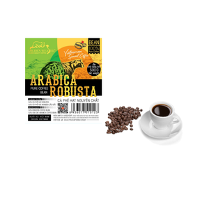 Grains de café vietnamiens torréfiés moyens de haute qualité Arabica Robusta Golden Weasel Service par HucaFood Sac de goût neutre emballé - Product Image 3