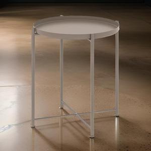 Table d'appoint en métal moderne et élégante pour le café et le thé Plateau détachable Salon Bureau Extérieur Canapé multifonctionnel Table de chevet Table de chevet - Product Image 6