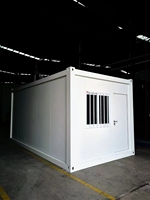 Nouvelle conception chinoise de maison préfabriquée portable en conteneur, démontable et moderne, pour bureau, Anshiju