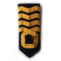 Épaulettes Cérémonielles Personnalisées Écologiques à Prix Réduit, Accessoires d'Uniforme de Pilote pour Usage Aérien, Impression Unisexe, Polyester/Coton