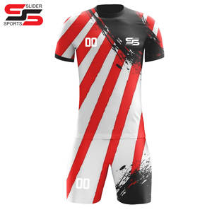 Camiseta de fútbol de gran tamaño con impresión por sublimación personalizada, camiseta de fútbol bordada, camiseta personalizable con todas las impresiones - Product Image 1