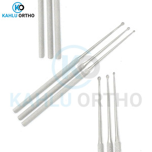 3 uds. Producto Médico de la mejor calidad, curetas de oreja quirúrgicas de acero inoxidable de doble extremo de KAHLU ORTHOPEDIC - Product Image 6