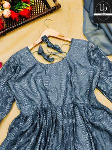 ชุดสูทอินเดียปักลายสไตล์ปากีสถานอนาลกาลีชุดอินเดียสำหรับผู้หญิงปักลายลูกไม้เสื้อสำหรับงานแต่งงานงานปาร์ตี้ - Product Image 2