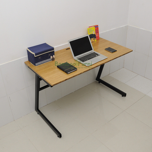 Escritorio de Madera de Bambú Laminado de Color Natural con Diseño Minimalista SB007a, 120 cm x 60 cm x 75 cm - Product Image 4