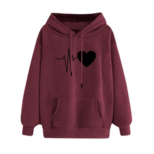 Vente en gros de sweats à capuche respirants de qualité supérieure pour femme avec logo personnalisé pull-over décontracté tricoté pour femmes sweats à capuche coréens en coton - Product Image 5