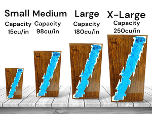 Rosewood Epoxy Resin Cremation Urn Handmade <b>Memorial</b> <b>Box</b> For <b>Pet</b> And Human Cremation urns - Product Image 2