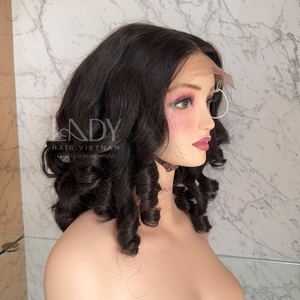 Perruques de couleur rebondissante de haute qualité en 100% vrais cheveux humains vietnamiens - Product Image 2