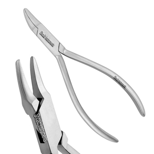 Alicates para doblar Alambre de ortodoncia de acero inoxidable de 14cm de alta calidad, instrumentos quirúrgicos dentales manuales para contornear la nariz plana - Product Image 4
