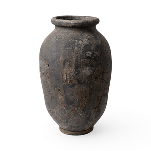 Grand pot en terre cuite rustique Guci Ratu Boko - Product Image 1
