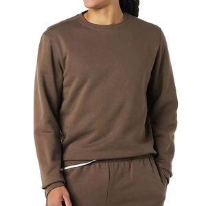 High Quality 100% Cotton <b>Men's</b> Sweatshirt New Design Round Neck Winter Wear with Embroidered Hoodies Plain Blank Sweatshirt - Product Image 1