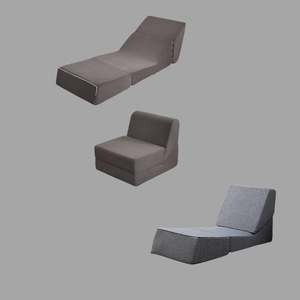 Ensemble de canapés en mousse scellée par compression en tissu de flanelle moderne pour meubles de salon dans les appartements Centres commerciaux Hôtels Villas - Product Image 2