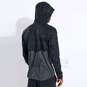 Veste de sport coupe ajustée pour homme Veste de survêtement à col haut avec poches latérales pour la gymnastique hivernale ou les courses en plein air - Product Image 3