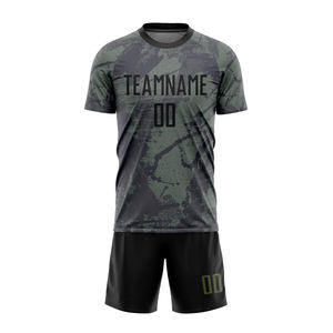 2025 kits de football personnalisables ensemble de maillot vierge en polyester unique avec manches longues pour la sublimation pour des vêtements de football personnalisés - Product Image 4