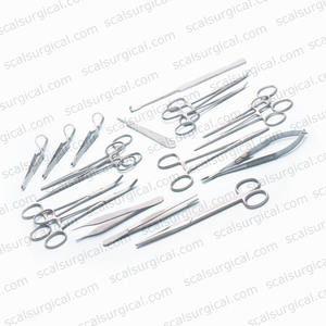 Ensemble de haute qualité de 18 pièces Kit d'instruments chirurgicaux Canine Feline Spay Pack avec poignée en or - Product Image 6