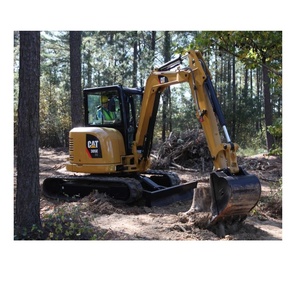 Mini-excavatrice hydraulique Cat 305E à vendre, avec moteur diesel de 41 chevaux, cabine fermée climatisée et godet lourd de 24 pouces. - Product Image 5