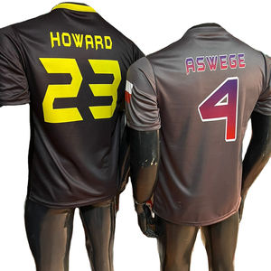 Camisetas personalizables de poliéster transpirable para hombre, impresión sublimada de tinte a todo color, tela de punto, cuello Puff, foto Real - Product Image 1