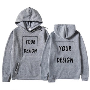 เสื้อฮู้ดขนาดใหญ่สำหรับทุกเพศ, เสื้อฮู้ดเนื้อผ้าแฟชั่นไซส์ใหญ่พิเศษสำหรับผู้ชาย - Product Image 2