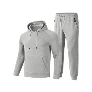 2025ชุดวอร์มผ้าฝ้าย100% ออกแบบได้ตามต้องการชุดวิ่งชุดวอร์มผ้าฟลีซเทคชุดวอร์มกางเกงใส่ได้ทั้งชายและหญิงมีฮู้ดชุดกีฬา - Product Image 1