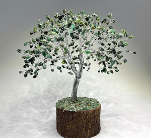 Best Quality Hot <b>Sale</b> Bulk Natural Gemstone Tree with 500 Chips and <b>Wood</b> Base Feng Shui Money Tree Table Decor Gift - Product Image 1