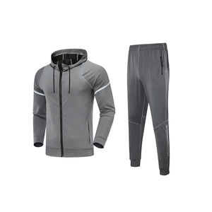 2025 Logo personnalisé survêtements hommes Nylon Sport 2 pièces ensemble fermeture éclair séchage rapide blanc coupe-vent survêtements pour hommes - Product Image 1