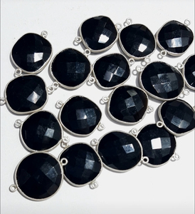 รุ้งมูนสโตนทองเหลืองชุบเงินขั้วต่อบาหลีเสน่ห์การรักษาเครื่องประดับอัญมณี - Product Image 4