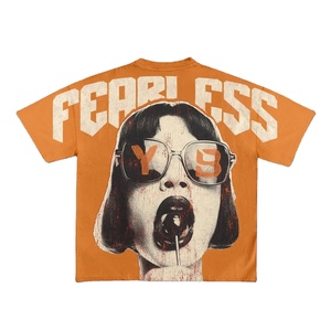 เสื้อยืดผ้าฝ้าย100% ป้องกันริ้วรอย GSM 300น้ำหนักมากออกแบบได้ตามต้องการ - Product Image 1