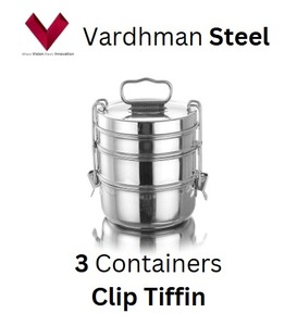 Boîte à lunch en acier inoxydable pour adultes, vente chaude, utilisation au bureau, à l'hôtel, clip simple, 7*3 compartiments, boîte à lunch de qualité alimentaire pour - Product Image 5