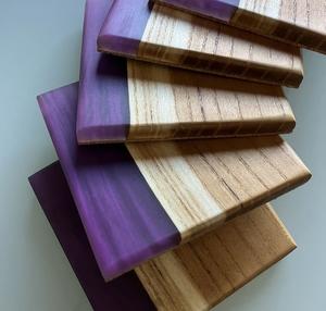 Nouveauté Hot Seller Dessous de verre en bois d'acacia et en marbre Forme carrée Meilleure qualité Tasse faite à la main Dessous de verre Décoration de table Tapis et tampons - Product Image 4