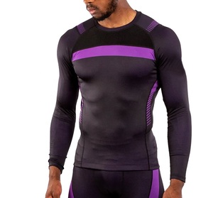 Nouvelle impression d'usure de compression personnalisé Rash Guard bas prix haute qualité Rash Guard pour hommes - Product Image 1
