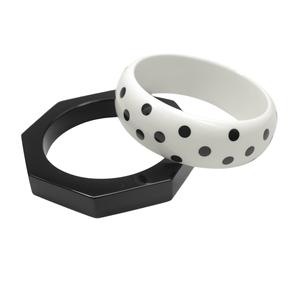 Women Luxury <b>Fashion</b> Epoxy Resin <b>Bracelets</b> Bangles Wholesale Manufacturer of India New Arrival Resin Bangles Good Sale - Product Image 4