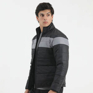 Chaqueta acolchada de manga larga para hombre de alta calidad, chaquetas ligeras y transpirables para hombre, abrigo de invierno con cuello levantado para exteriores, talla XL - Product Image 3