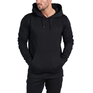 เสื้อฮู้ดกีฬาของผู้ชายเสื้อผ้ายิมพิมพ์ลายโลโก้แบบกำหนดเองพร้อมปกเสื้อฮู้ดสำหรับฤดูหนาว - Product Image 1