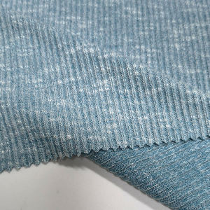 Tela Elástica de Punto Grueso 2x2 con Logotipo Personalizado, 250 g/m², Azul Confort, 50% Rayón, 45% Poliéster, 4% Elastano, para Ropa Interior y Camisetas - Product Image 4