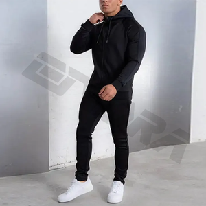 2025 nouvelle version confortable Logo personnalisé hommes survêtement survêtement ensemble vêtements de sport vêtements d'entraînement confortable ensemble de vêtements de sport - Product Image 2