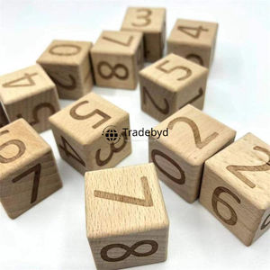 ลูกเต๋าเกม 7 ชิ้น ทำจากไม้ขึ้นรูปทรงหลายเหลี่ยม ทนทาน เป็นมิตรกับสิ่งแวดล้อม สำหรับเกม RPG และนักสะสม Tradebyd - Product Image 3