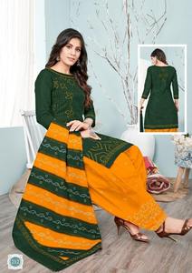 Ensemble de costume Patiyala en coton à la mode pour femmes avec dupatta assorti pour les tenues festives par Export - Product Image 2