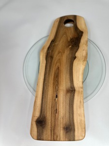 เขียงไม้ไผ่ทำมือ ลายไม้สวยงาม คุณภาพพรีเมียม ใช้สำหรับหั่นอาหาร ล้างในเครื่องล้างจานได้ เหมาะสำหรับผัก ผลไม้ เนื้อสัตว์ - Product Image 2