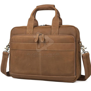 Custom Design Genuine Leather <b>Laptop</b> Bag Padded Carry <b>Case</b> Wholesale Price 2026 High Quality <b>Laptop</b> Bag For Best Online Sale - Product Image 3