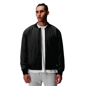 OEM ODM Men Bomber Jacket Custom Logo Lightweight Breathable Windbreaker Style Outerwear Casual Streetwear Jacket for Men - Product Image 1