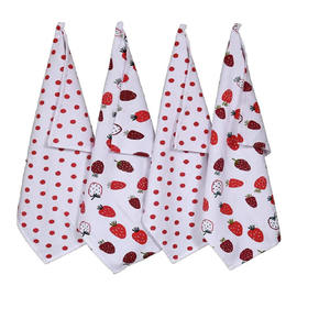 ผ้าฝ้าย 100% ออกแบบลายดอกไม้พิมพ์แบบกําหนดเองมัลติฟังก์ชั่ซักผ้าทุกวันผ้าขนหนูสําหรับใช้ในบ้านนํามาใช้ใหม่แห้งเร็วที่ยั่งยืน - Product Image 2