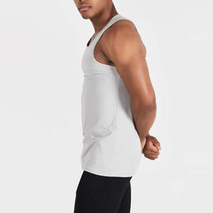 Gym Men Training Sports Fitness Tank Top Workout Premium Muscle <b>Stringer</b> <b>Vest</b> with digital printing logo unisex Gym singlet - Product Image 3